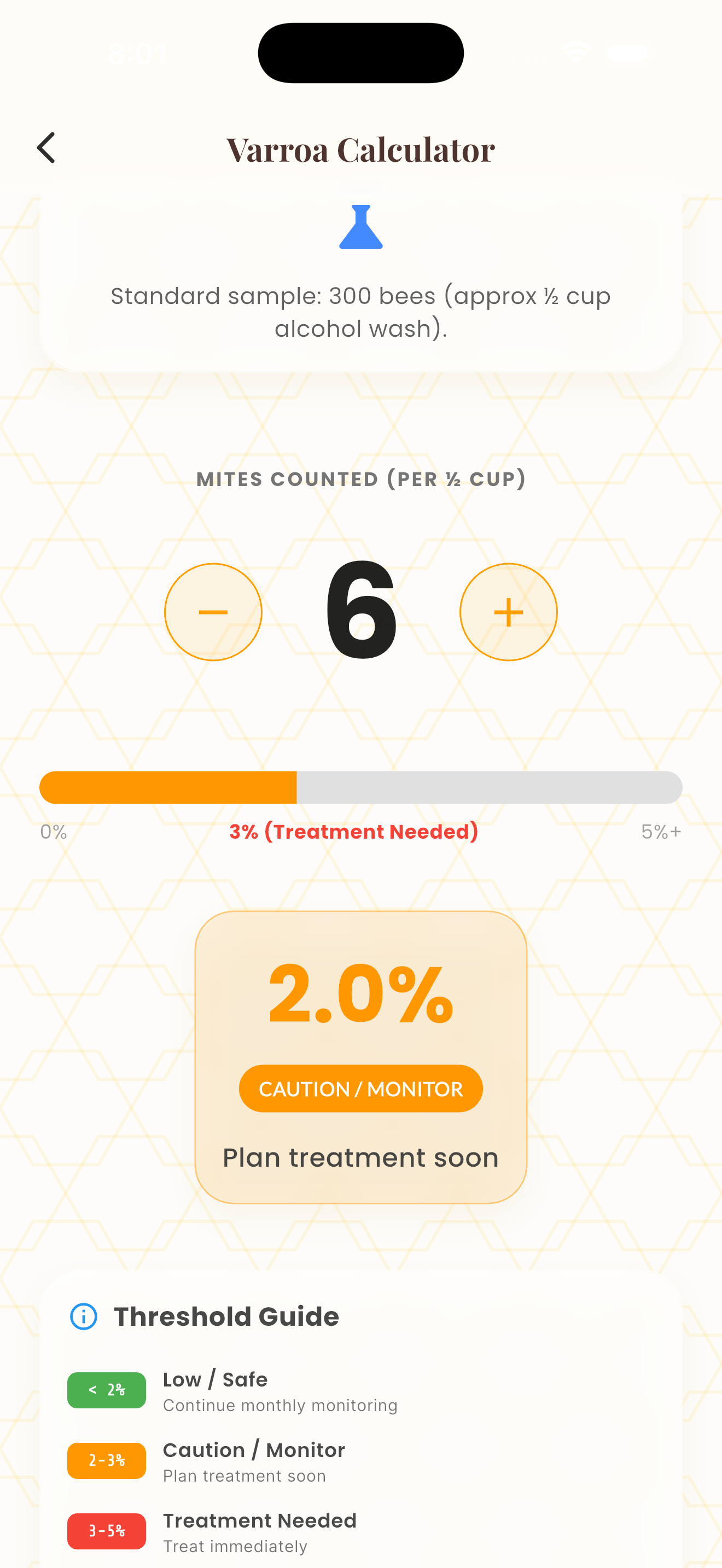 mite feature screenshot