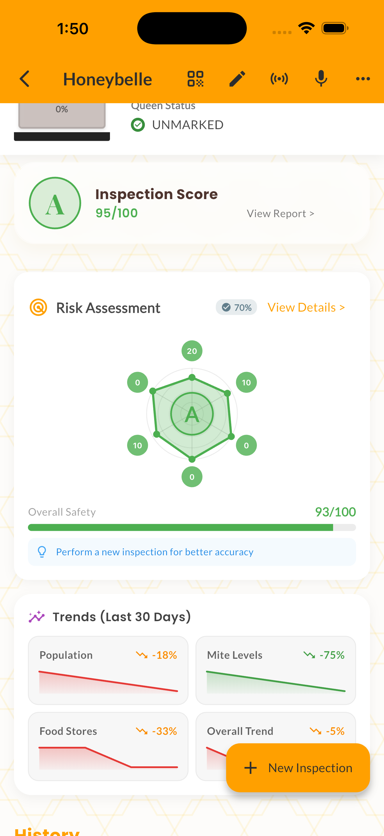 radar feature screenshot